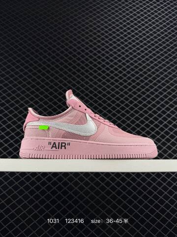 Nike OFF-WHITE x Air Force 1 Pink EU 36-45 Lifestyle - Unisex (BS-74454)