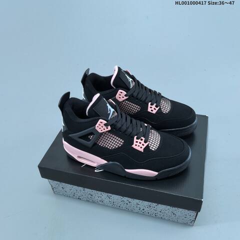 Jordan Air Jordan 4 Black Pink EU 36-47 Basketball - Unisex (BS-66155)