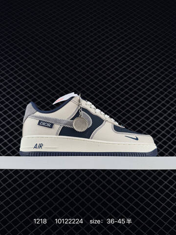 Nike Air Force 1 07 Cream Navy EU 36-45 5 Lifestyle - Unisex (BS-73615)
