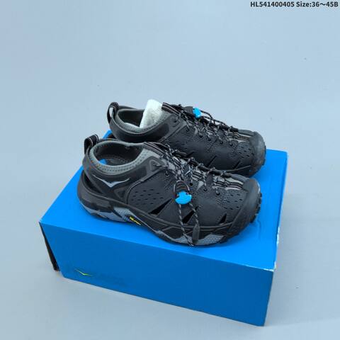 HOKA ONE ONE Tor Trafa Black Grey Blue Yellow EU 36-45 Trail Shoe Trail Running Sneakers - Unisex (BS-69358)