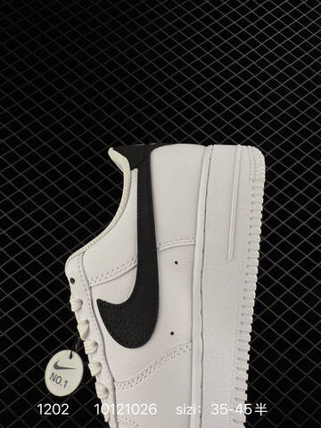 Nike Air Force 1 07 White Black EU 35-45 5 Casual - Unisex (BS-73872)
