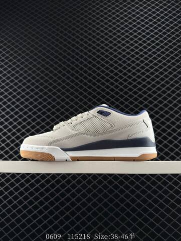 Jordan Air Jordan 4 Retro Light Grey Navy White Gum Brown EU 38-46 Basketball Shoe - Unisex (BS-81234)