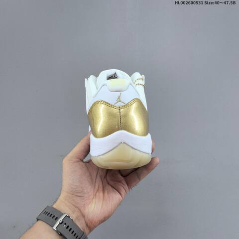 Jordan Air Jordan 11 Retro Low White Gold EU 40-47 5 Basketball - Men's (BS-65836)
