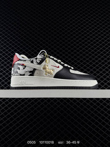 Nike Air Force 1 07 CNY IQ1119-011 Black White Red EU 36-45 Lifestyle - Unisex (BS-71685)