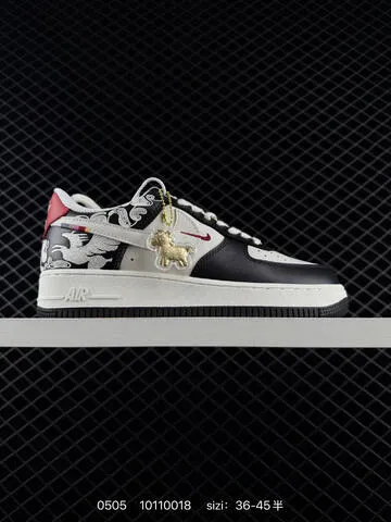 Nike Air Force 1 07 CNY IQ1119-011 Black White Red EU 36-45 Lifestyle - Unisex BS-71685