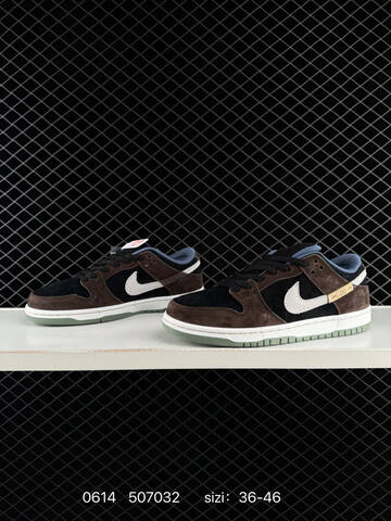 Nike SB Dunk Low HF3063 001 Brown Black White Green Blue EU 36-46 Skate - Unisex (BS-70793)