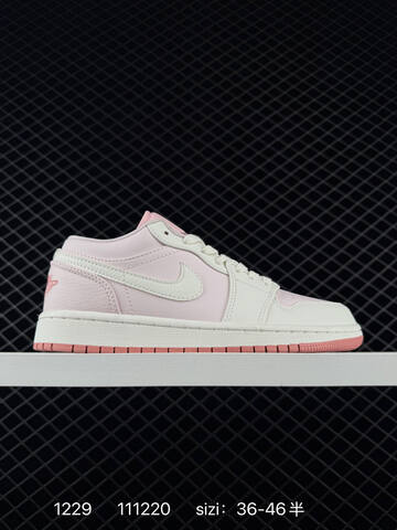 Jordan Air Jordan 1 Low IH0823 611 Light Pink White Pink EU 36-46 Sneaker - Unisex (BS-79947)