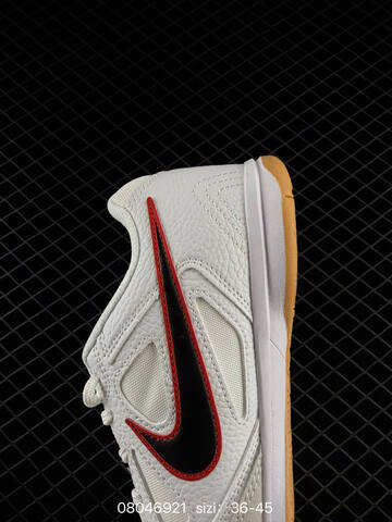 Nike Gato HQ6019-001 White Black Red Gum EU 36-45 Skate - Unisex (BS-69949)