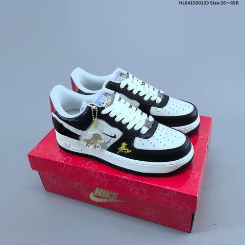Nike Air Force 1 07 FZ1151-100 White Black Red Yellow EU 36-45 Sneaker - Unisex BS-61678