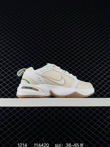Nike Air Monarch IV White Black Blue EU 36-45 5 Casual - Unisex (BS-73710)