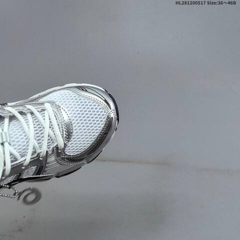 ASICS Gel Kayano 12 White Silver Black 36 46 Running Shoe Running Sneakers - Unisex (BS-68831)