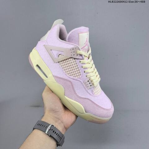 Jordan Air Jordan 4 Retro Light Pink Cream EU 36-48 Basketball - Unisex BS-66219