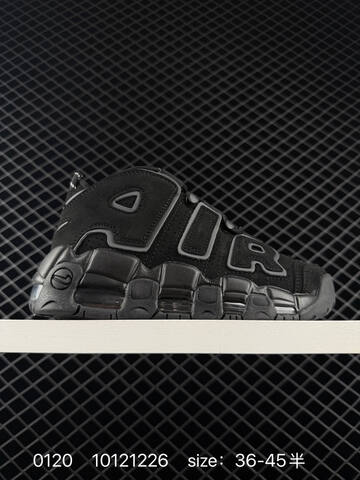 Nike Air More Uptempo Black White Red 36-45 Basketball - Unisex (BS-73057)