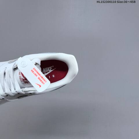 Nike Air Force 1 Low 07 White Silver Red EU 36-45 Sneaker - Unisex BS-62077