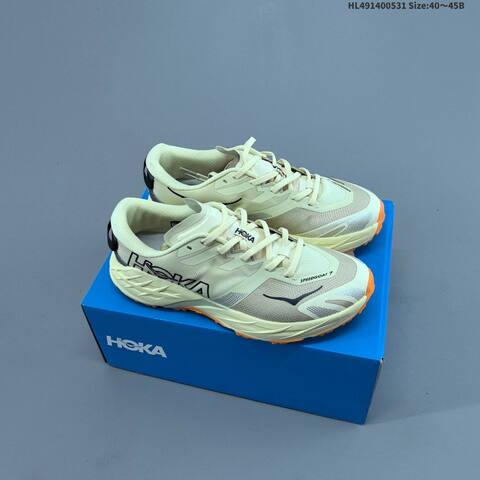 HOKA Speedgoat 7 Black White Grey EU 36-45 Trail Shoe Trail Running Sneakers - Unisex (BS-69337)