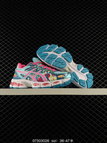 ASICS GEL NIMBUS 16 White Black Blue Yellow EU 36-47 Running Shoe Running Sneakers - Unisex (BS-81671)
