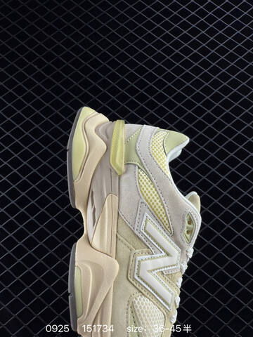 New Balance 9060 Beige Off White Pale Yellow Cream EU 36-45 Sneaker - Unisex (BS-82774)