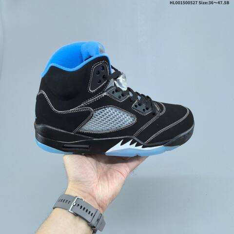 Jordan Air Jordan 5 Retro Black University Blue EU 36-47 5 Basketball - Unisex (BS-65859)