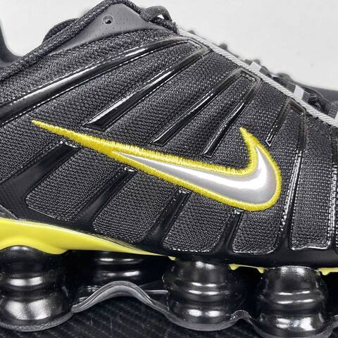 Nike Shox TL Black Grey Yellow Running (BS-87025)