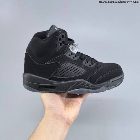 Jordan Air Jordan 5 Retro Black Cat Black EU 36-47 5 Basketball - Unisex (BS-66991)