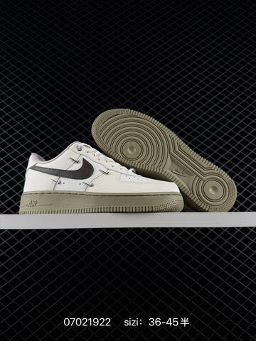 Nike Air Force 1 07 FV1320-100 White Dark Navy Olive Brown EU 36-45 Skate Shoe - Unisex (BS-70458)