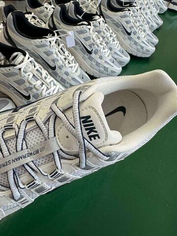 Nike P-6000 White Cream Black EU 41 Running - Men's (BS-86966)
