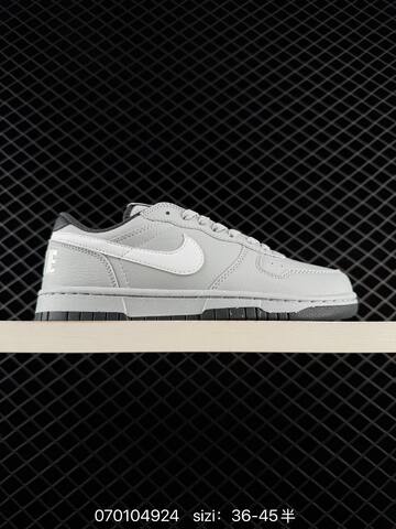 Nike Big Low 355152-016 Light Grey White Black EU 36-45 Skate - Unisex (BS-70314)