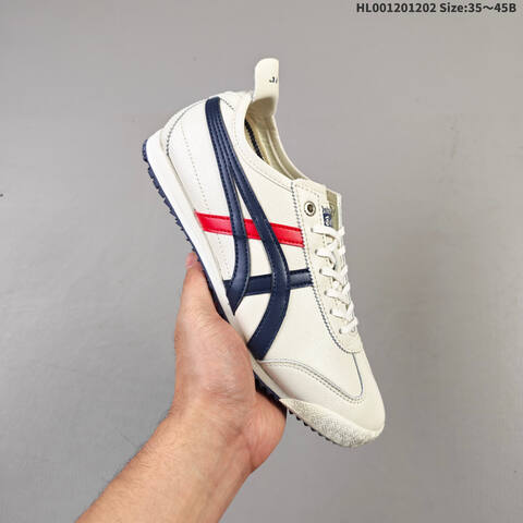 Onitsuka Tiger Mexico 66 White Navy Red EU 35-45 Sneaker Casual Sneakers - Unisex (BS-69190)
