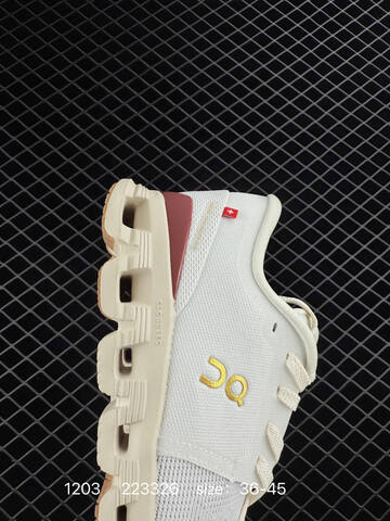 On Cloud 6 Helion Superfoam White Cream Burgundy Gold EU 36-45 Running Shoe Running Sneakers - Unisex (BS-85449)