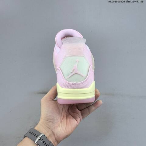 Jordan Air Jordan 4 Retro Pink Cream EU 36-47 5 Basketball - Unisex (BS-65921)
