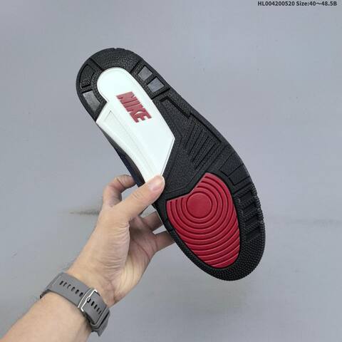 Jordan Levi s x Air Jordan 3 Retro SP Denim Black White Red EU 40-48 5 Basketball - Men's (BS-65913)