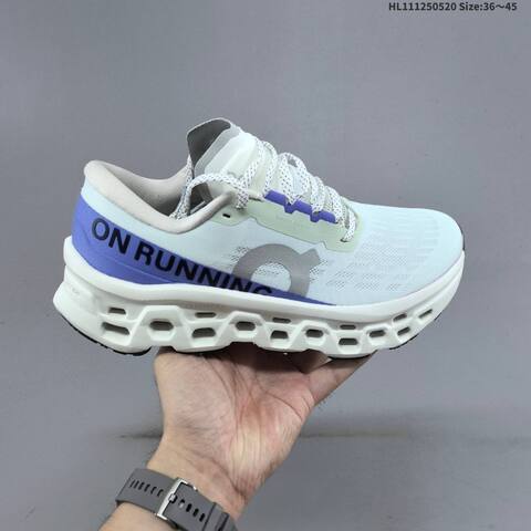 On Cloudmonster 3 Light Blue Purple White EU 36-45 Running Shoe Running Sneakers - Unisex (BS-69535)