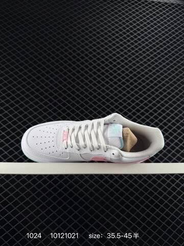 Nike Air Force 1 07 Low White Pink Tiffany Blue 35 5-45 Lifestyle - Unisex (BS-74618)