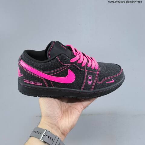Jordan Air Jordan 1 Low Black University Blue EU 36-45 Casual - Unisex BS-66023