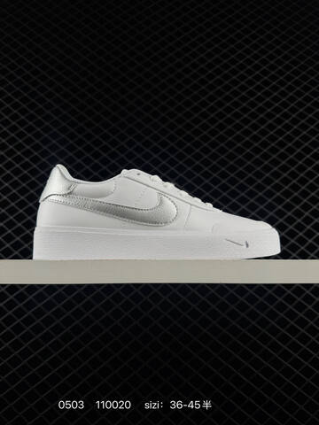 Nike Court Shot White With Red Blue Silver Light Blue Accents EU 36-45 Casual - Unisex (BS-71721)