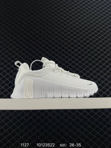 Nike Free Metcon 6 White Grey Pink 26-35 Training - Women's (BS-73963)