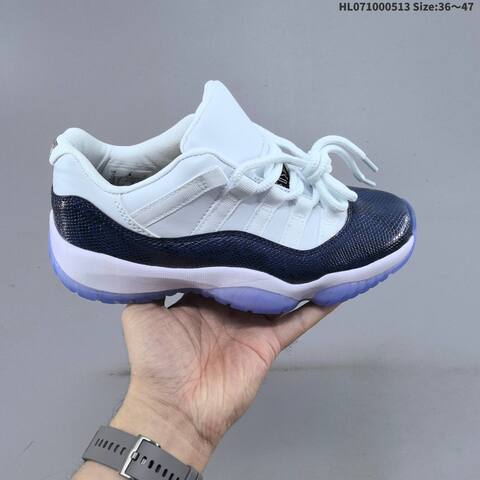 Jordan Air Jordan 11 Retro Low White University Blue EU 36-47 Basketball - Unisex (BS-65972)
