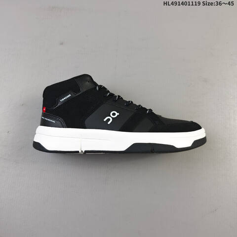 On Running THE ROGER Clubhouse Mid White Black EU 36-45 Sneaker Casual Sneakers - Unisex (BS-69804)