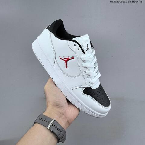 Jordan Court Legacy White Black Red EU 36-45 Casual - Unisex (BS-65981)