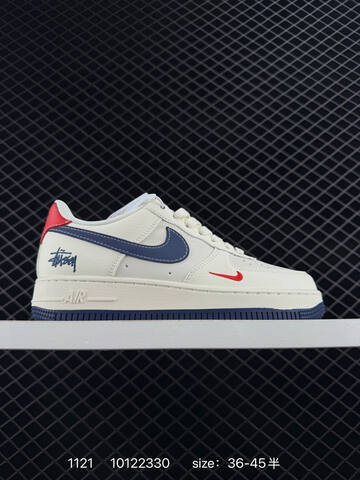 Nike Air Force 1 07 LV8 JJ2508-716 Sail Blue Red EU 36-45 5 Lifestyle - Unisex (BS-74083)