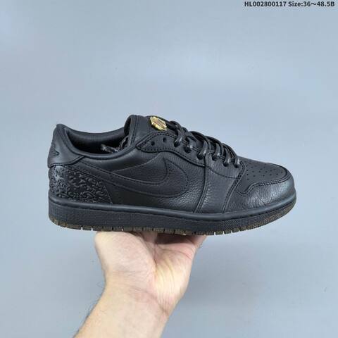 Nike Air Jordan 1 Retro OG Black Gold 36 48 5 Basketball - Unisex (BS-66946)