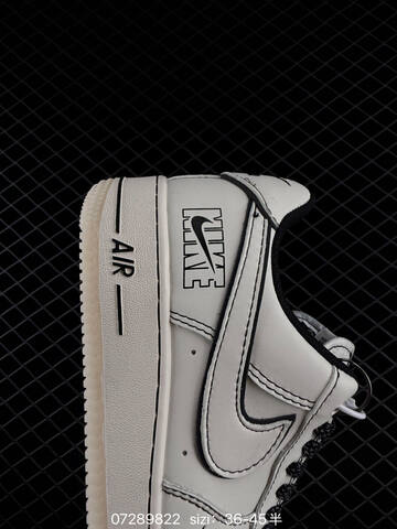 Nike Air Force 1 07 LV8 Off White Black EU 36-45 Skate - Unisex (BS-70057)