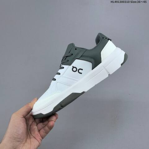 On Running THE ROGER Clubhouse White Dark Gray EU 36-45 Sneaker Casual Sneakers - Unisex (BS-69685)