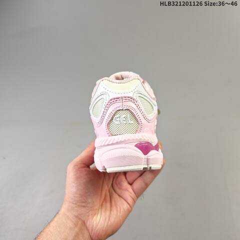 ASICS GEL NYC AHAR 1203A571 100 White Pink Silver Cream EU 36 46 Running Shoe EU 36-46 Running Sneakers - Unisex (BS-69225)
