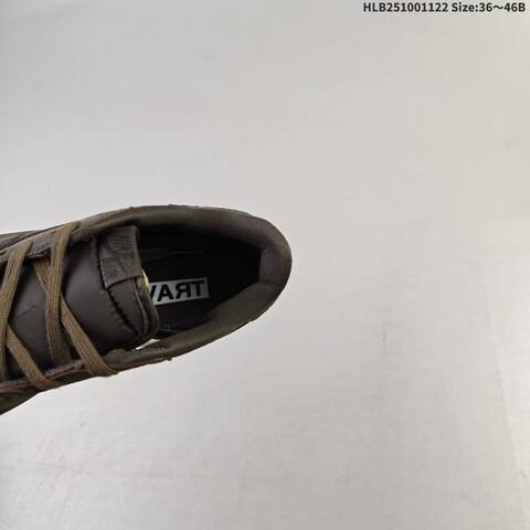 Nike Air Jordan 1 Low Travis Scott Brown Black Olive 36 46B Casual - Women s BS-63242