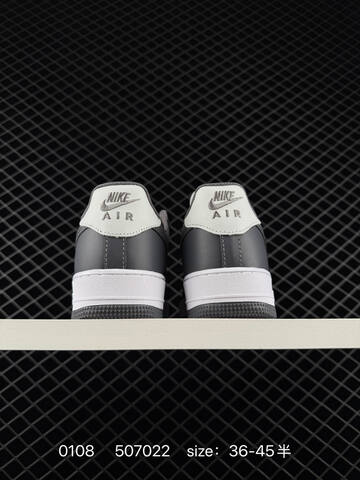 Nike Air Force 1 Low Gray White EU 36-45 5 Casual - Unisex BS-79889