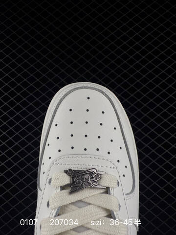 Nike Air Force 1 07 Low White Cream With Red Accents 36-45 Lifestyle - Unisex (BS-73273)