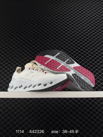 On Cloudsurfer Cloudtec Phase White Off White Black EU 36-45 Running Shoe Running Sneakers - Unisex (BS-85465)