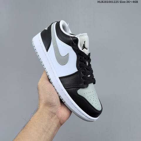 Jordan Air Jordan 1 Low OG Black White Gray EU 36-46 Casual - Unisex (BS-67278)