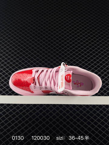 Nike Dunk Low Pink Red White EU 36-45 Skate - Unisex (BS-72886)